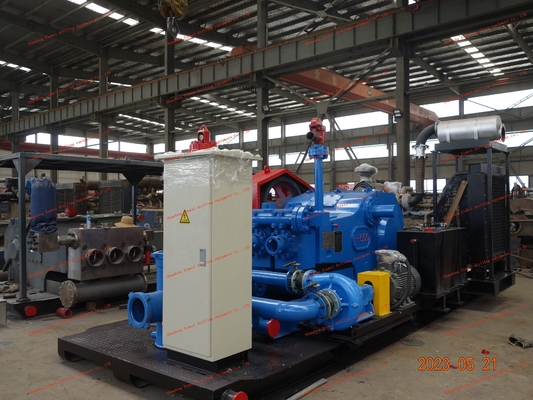 F-500 Cementing Pump Oil Rig Mud Pump 500hp 165SPM Rated Stroke