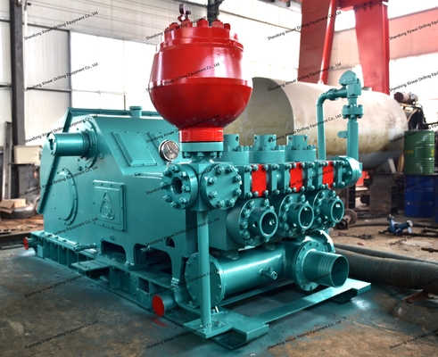 Flange 5000psi Outlet Dia Triplex Mud Pump With 12 305 Stroke Length And 1600HP/1193kw Power Rating