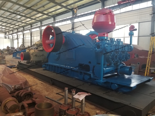 Three-Plunger Mud Pump Featuring 4.206 Gear Ratio and 5-1/8" Outlet Dia. for Heavy-Duty Drilling Needs