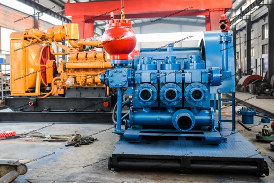 Three-Plunger Mud Pump Featuring 4.206 Gear Ratio and 5-1/8" Outlet Dia. for Heavy-Duty Drilling Needs