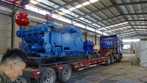 120 SPM Triplex Mud Pump 12″/305 Stroke Length 5-1/8″ Outlet Dia. 5000psi Flange for Well Completion and Workover