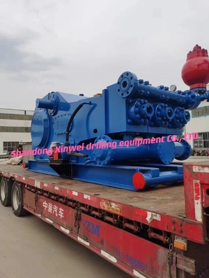 High Chrome Triplex Piston Pump for 8 Inches Suction Connection and Fluid End Material