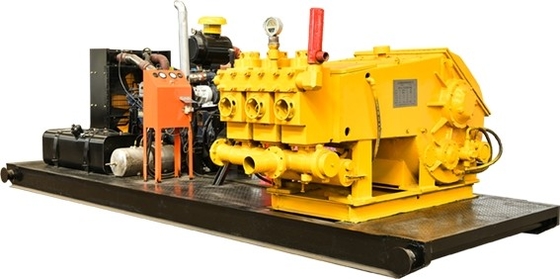 Diesel Engine HDD Mud Triplex Reciprocating Pump 1500hp Horizontal