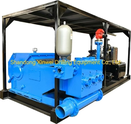 Three Cylinder Reciprocating Mud Pump 2200hp HDD Mud Recycling System