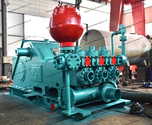 Three-Cylinder Mud Pump 1600HP Power Rating and 120 SPM Stroke Rating for Your Requirements