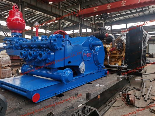 High Chrome Fluid End Material Three Plunger Mud Pump Including API 7 Valve Providing Durable Mud Circulation Solutions