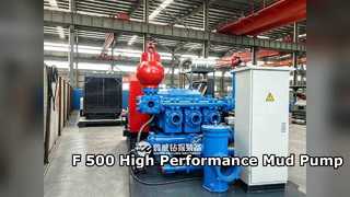 F 500 Triplex Mud Pump High Performance Drilling Power