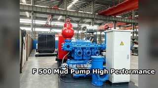 F 500 Triplex Mud Pump 500HP Drilling Power Solution